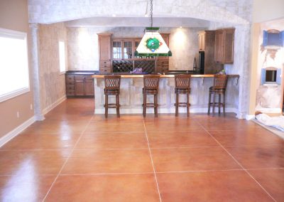 Concrete Floor Staining | metallic epoxy floor